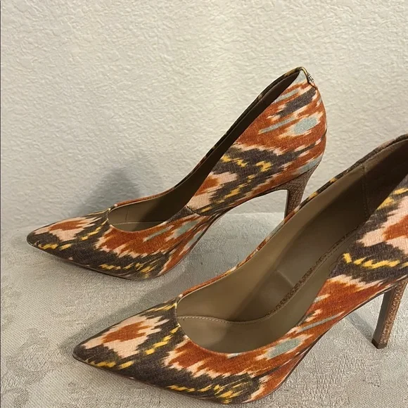 Sam Edelman Hazel Heels - Sunset Orange Multi - Picture 4 of 8